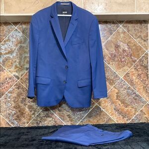 Hugo BOSS Men's Blue Blazer 44R